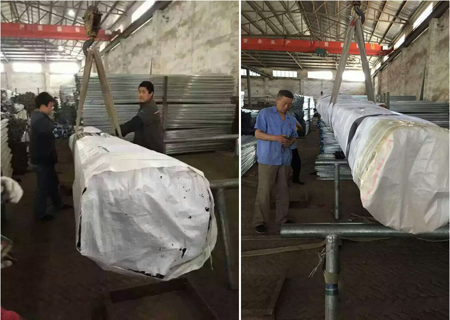 順德第一人民醫院鍍鋅線管進場